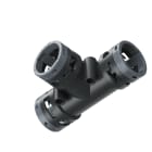 TEAFLEX - RACC. T NERO IP66 23-23-23