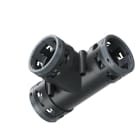 TEAFLEX - RACC. T NERO IP66 48-48-48