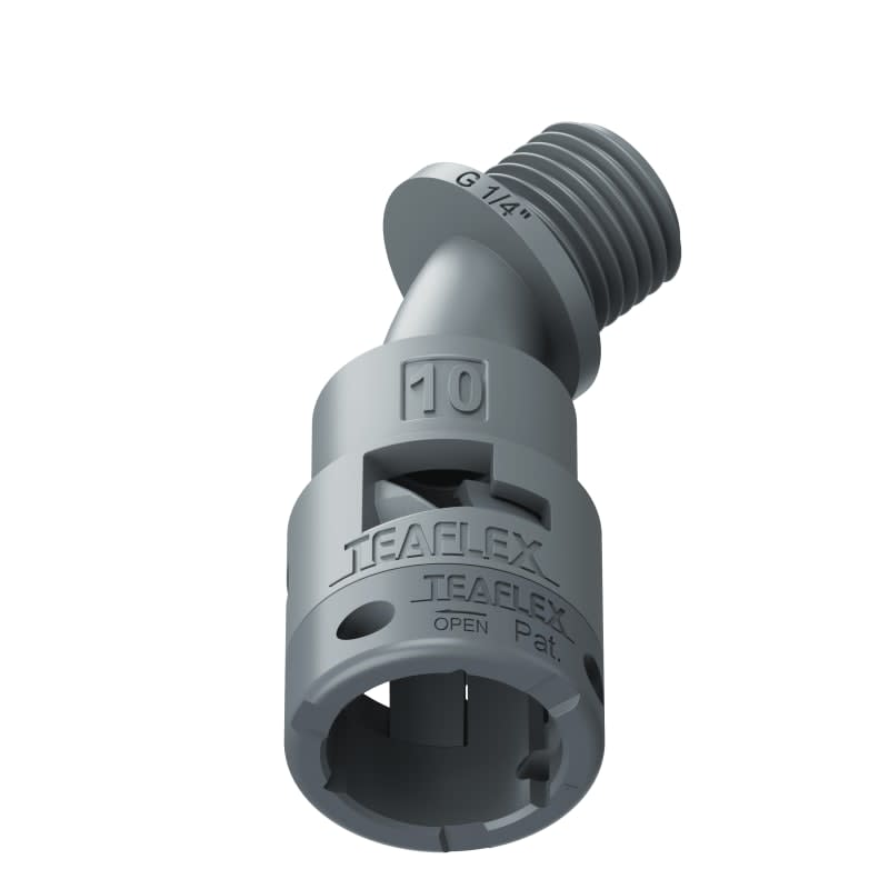 TEAFLEX - CURVA 45 IP66 BF10   1/4GRIGI