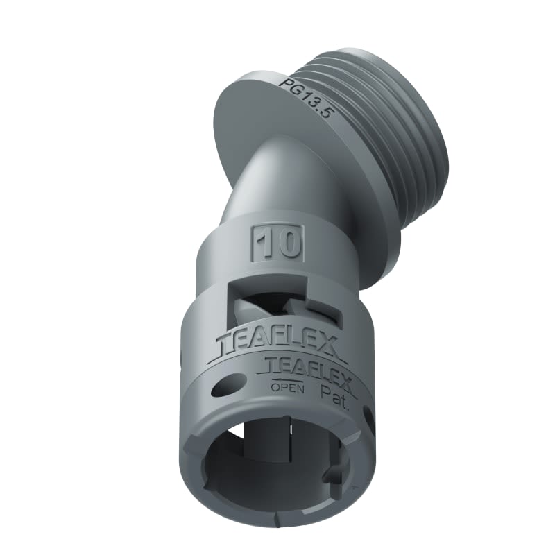 TEAFLEX - CURVA 45 IP66 BF10 PG13 GRIGI 6GBF10P13