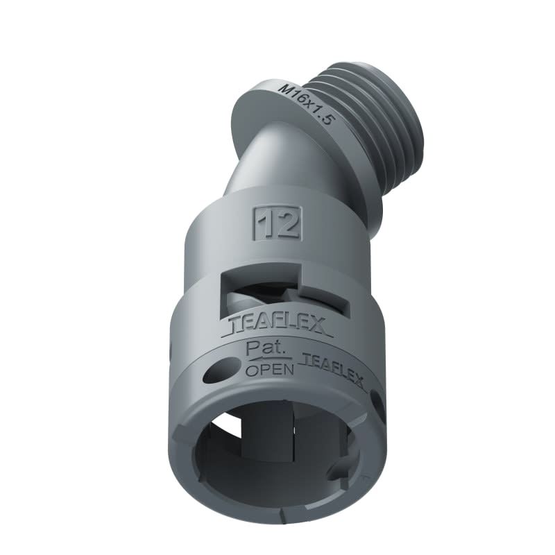 TEAFLEX - CURVA 45 IP66 BF12 M16 GRIGI