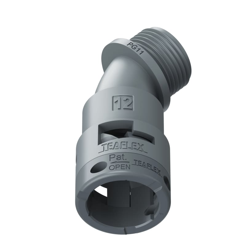 TEAFLEX - CURVA 45 IP66 BF12 PG11 GRIGI