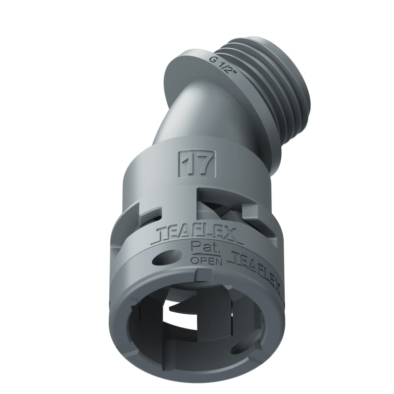 TEAFLEX - CURVA 45 IP66 BF17   1/2GRIGI 6GBF17G03