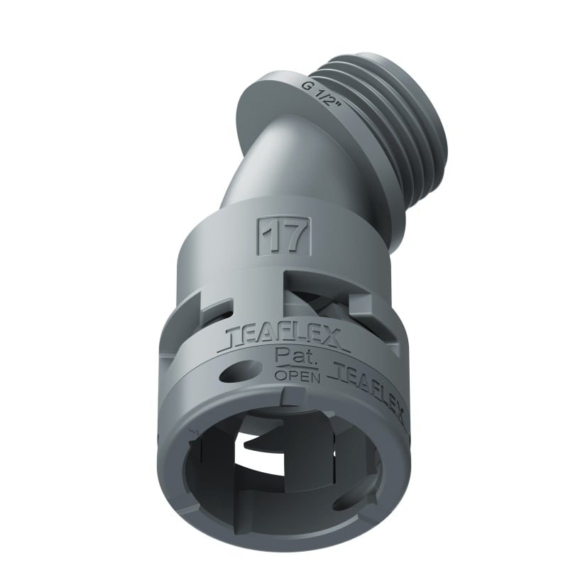TEAFLEX - CURVA 45 IP66 BF17 1/2GRIGI