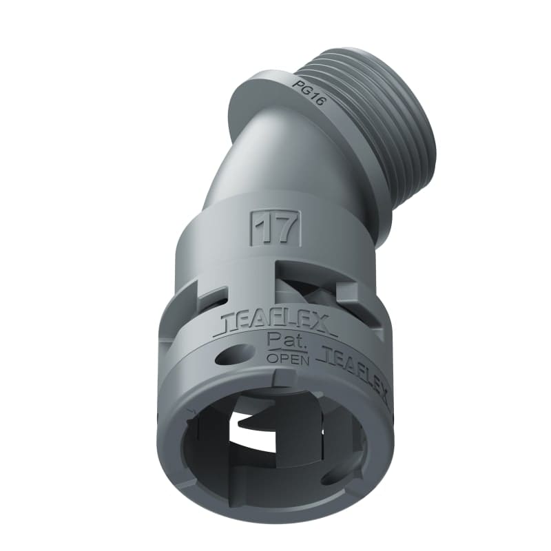 TEAFLEX - CURVA 45 IP66 BF17 PG16 GRIGI