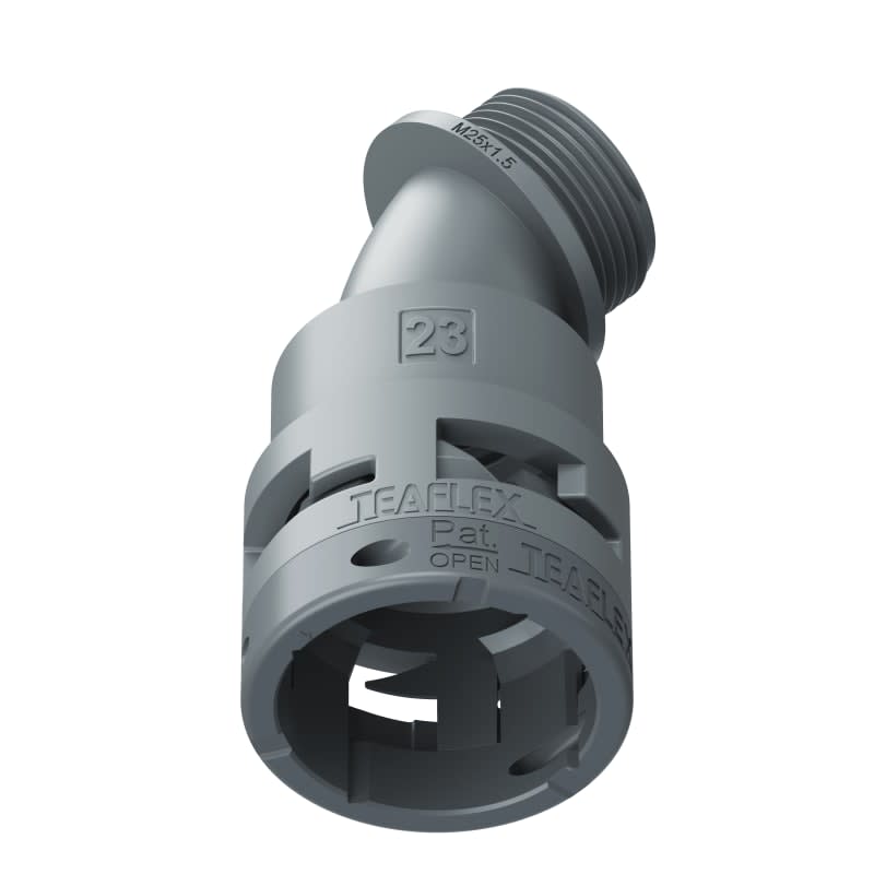 TEAFLEX - CURVA 45 IP66 BF23 M25  GRIGI 6GBF23M25