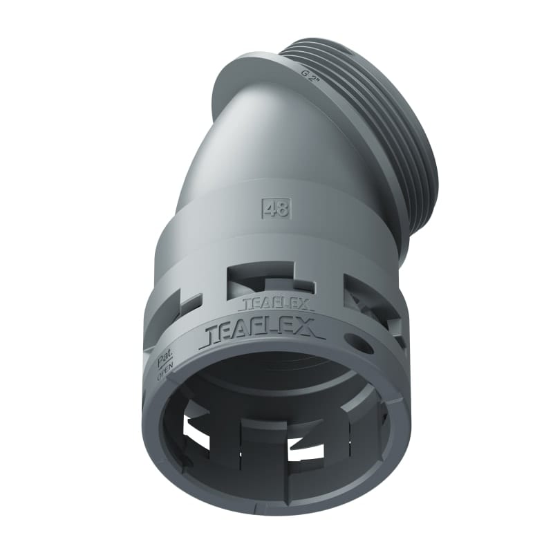 TEAFLEX - CURVA 45 IP66 BF48 2' GRIGIO