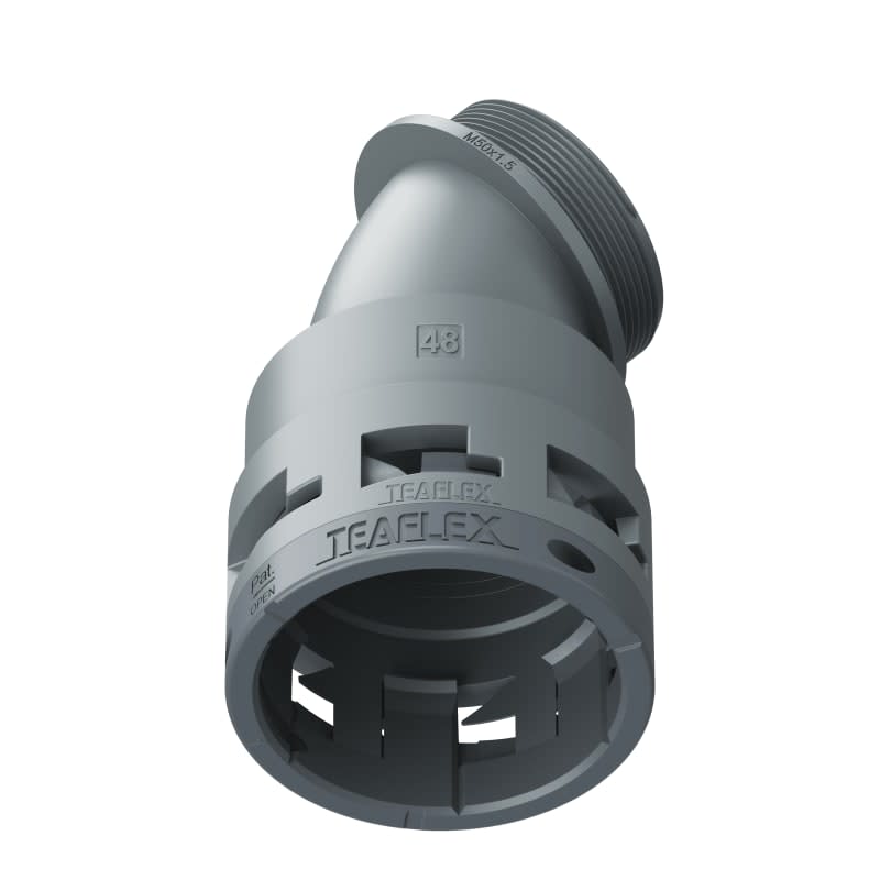 TEAFLEX - CURVA 45 IP66 BF48 M50 GRIGI 6GBF48M50