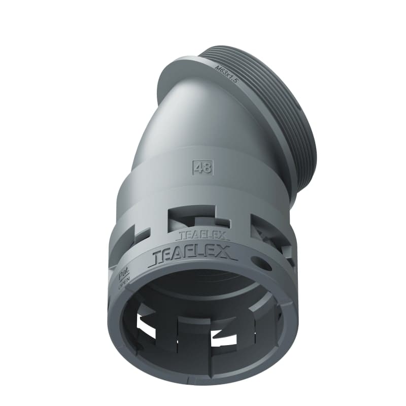 TEAFLEX - CURVA 45 IP66 BF48 M63 GRIGI