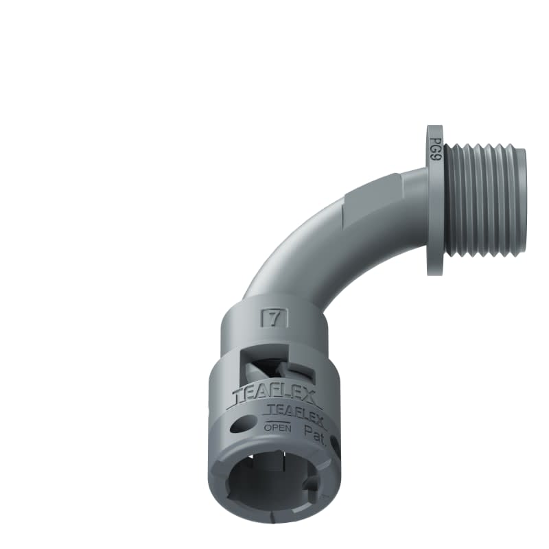 TEAFLEX - CURVA 90 IP66 BN07 PG09 GRIGI