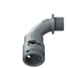 TEAFLEX - CURVA 90 IP66 BN12 3/8' GRIGIO