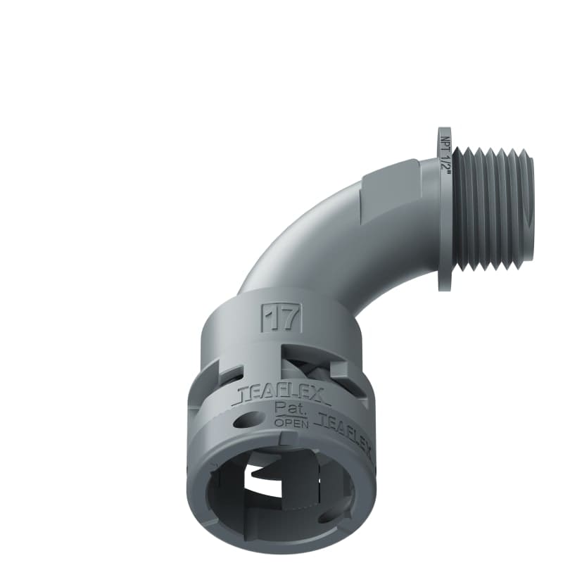 TEAFLEX - CURVA 90 IP66 17NPT 1/2'GRIGI