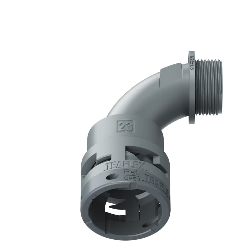 TEAFLEX - CURVA 90 IP66 BN23 M25 GRIGI 6GBN23M25
