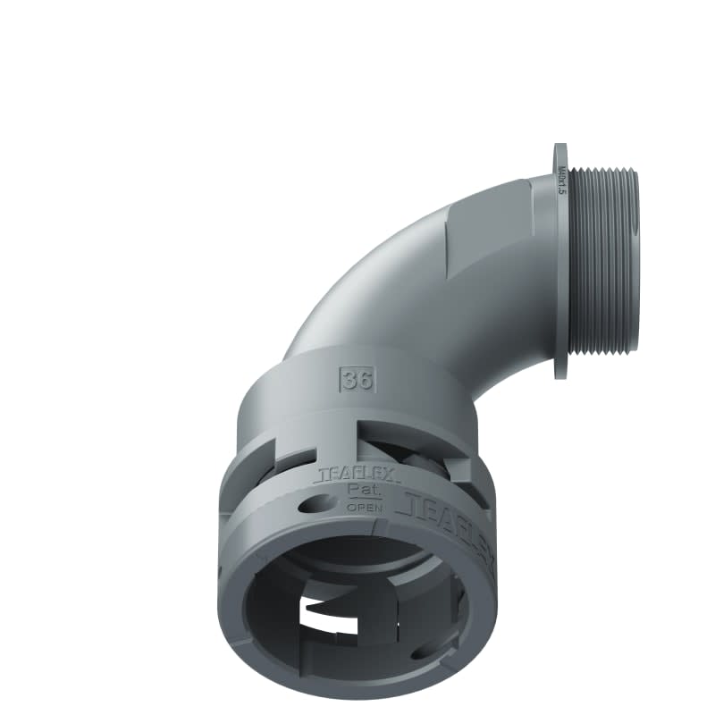 TEAFLEX - CURVA 90 IP66 BN36 M40 GRIGI 6GBN36M40