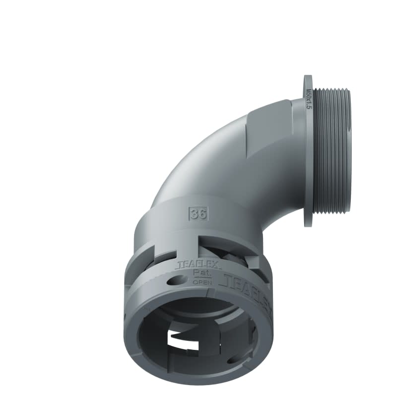 TEAFLEX - CURVA 90 IP66 BN36 M50 GRIGI 6GBN36M50