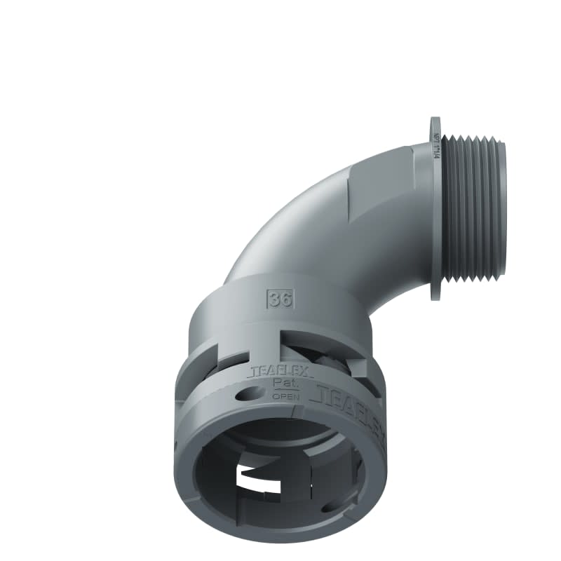 TEAFLEX - CURVA 90 IP66 36NPT1'1/4GRIGIO 6GBN36N06