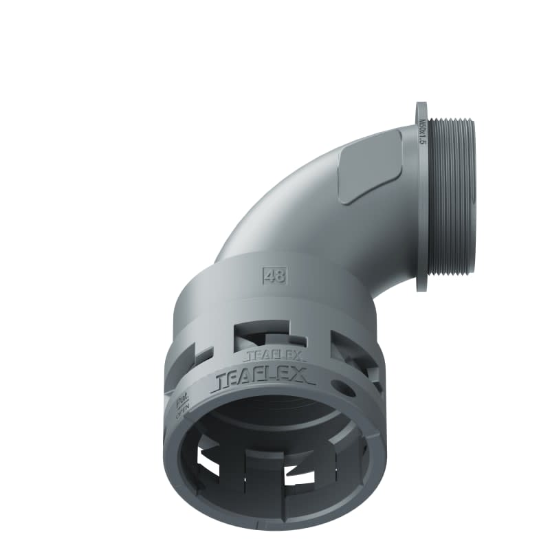 TEAFLEX - CURVA 90 IP66 BN48 M50 GRIGI 6GBN48M50