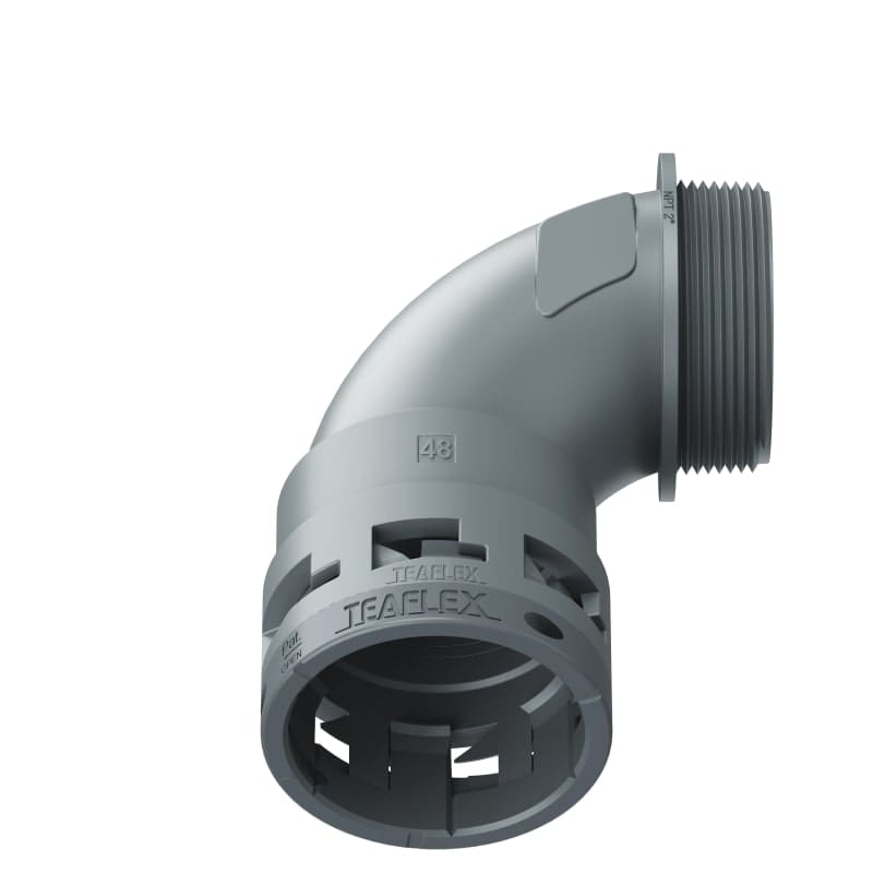 TEAFLEX - CURVA 90 IP66 48NPT 2' GRIGIO