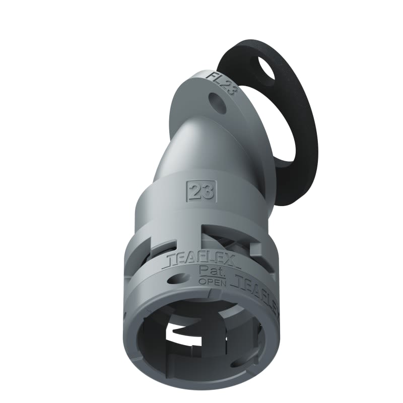 TEAFLEX - FLANGIA 45 IP66 FF23 GRIGIO