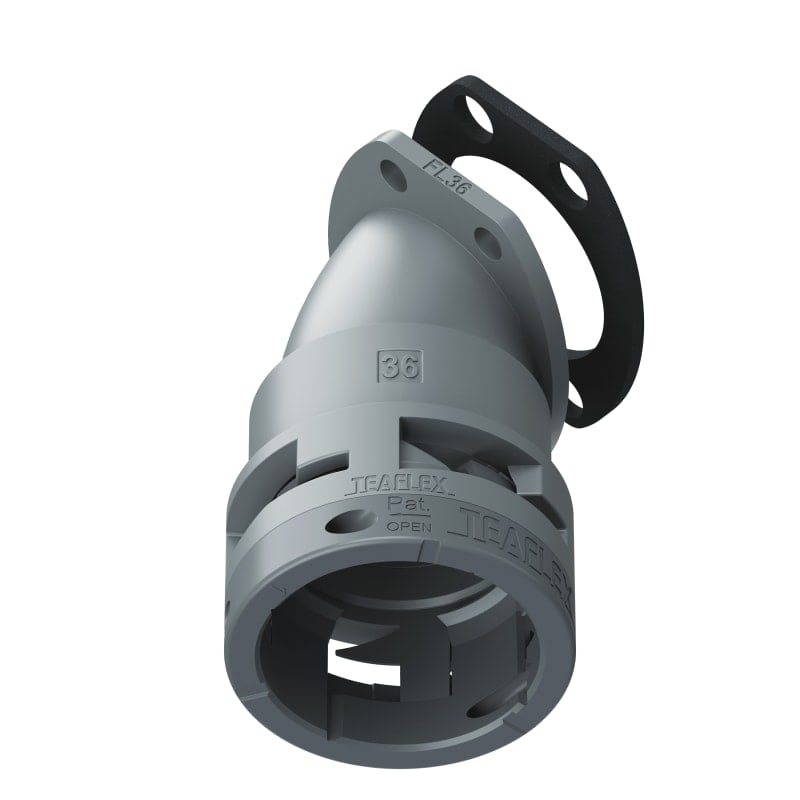TEAFLEX - FLANGIA 45 IP66 FF36 GRIGIO