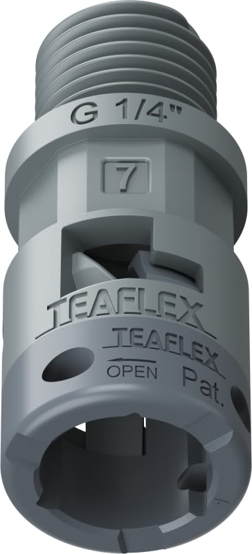 TEAFLEX - RACC.GRIGIO IP66 SM07 G 1/4' 6GSM07G01