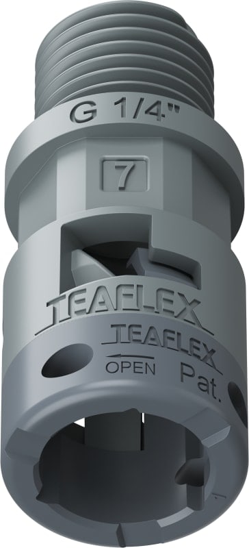 TEAFLEX - RACC.GRIGIO IP66 SM07 G 1/4'