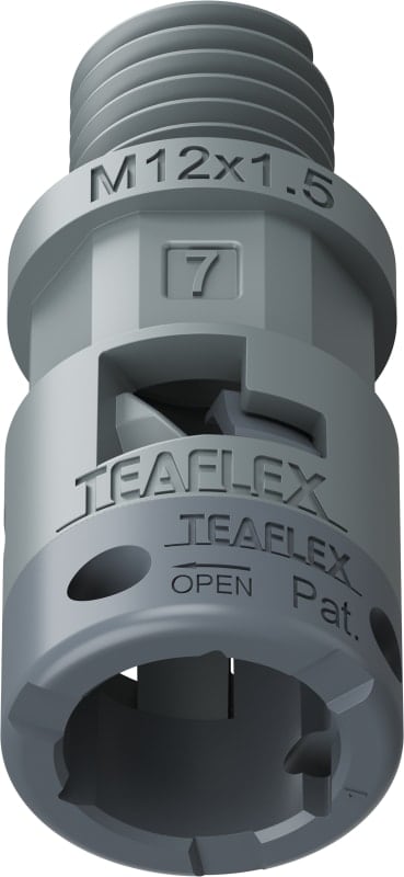 TEAFLEX - RACC.GRIGIO IP66 SM07 M12X1,5
