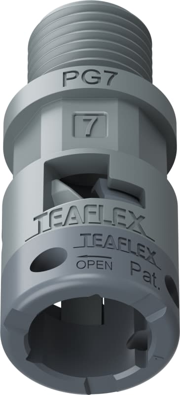 TEAFLEX - RACC.GRIGIO IP66 SM07  PG07 6GSM07P07
