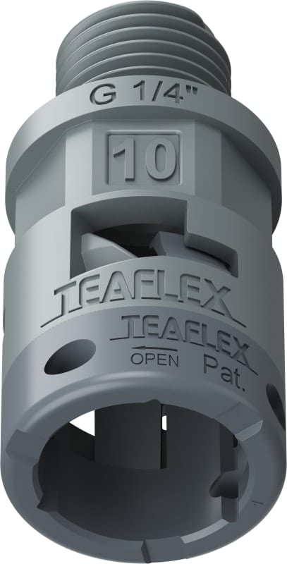 TEAFLEX - RACC.GRIGIO IP66 SM10 G 1/4'