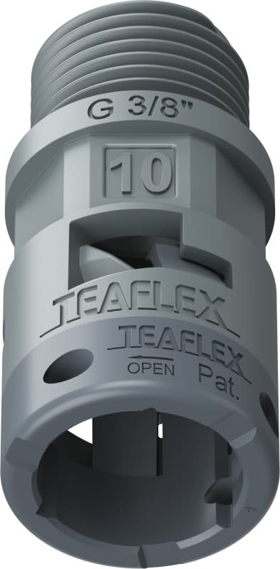 TEAFLEX - RACC.GRIGIO IP66 SM10  G  3/8' 6GSM10G02