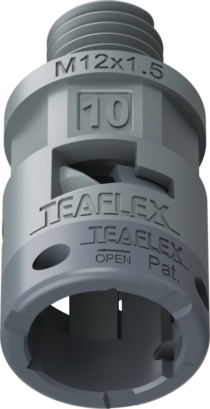 TEAFLEX - RACC.GRIGIO IP66 SM10 M12X1,5 6GSM10M12