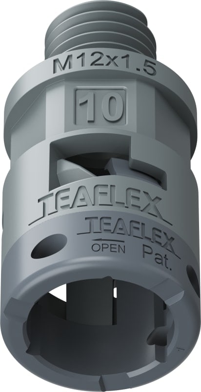TEAFLEX - RACC.GRIGIO IP66 SM10 M12X1,5