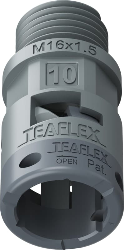 TEAFLEX - RACC.GRIGIO IP66 SM10 M16X1,5