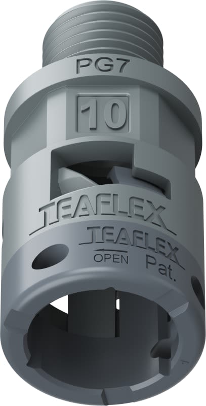 TEAFLEX - RACC.GRIGIO IP66 SM10  PG07 6GSM10P07