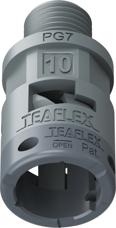 TEAFLEX - RACC.GRIGIO IP66 SM10 PG07