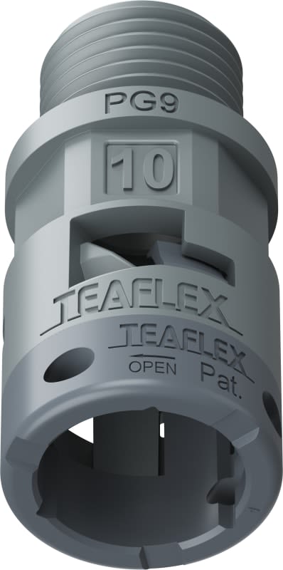 TEAFLEX - RACC.GRIGIO IP66 SM10  PG09 6GSM10P09