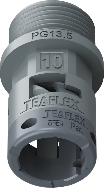 TEAFLEX - RACC.GRIGIO IP66 SM10  PG13,5 6GSM10P13