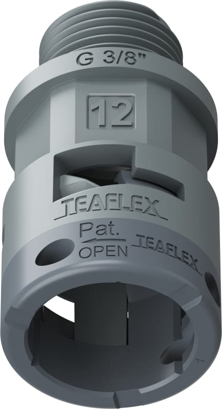 TEAFLEX - RACC.GRIGIO IP66 SM12 G 3/8'