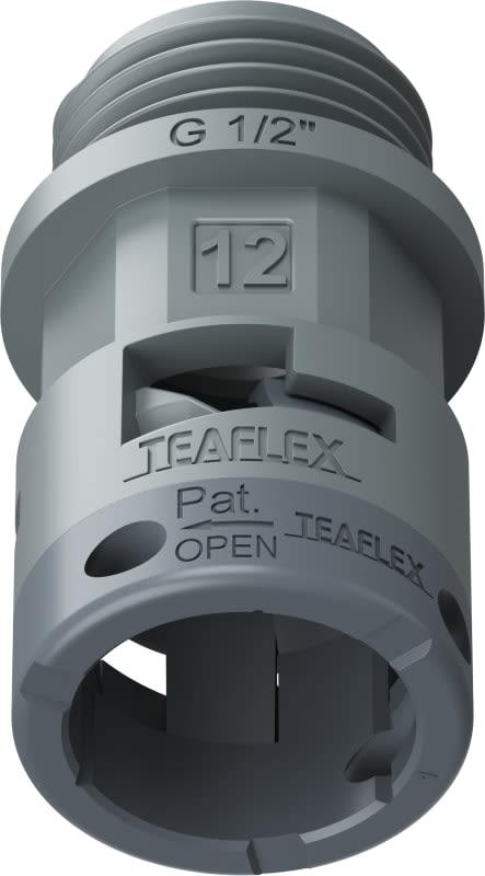 TEAFLEX - RACC.GRIGIO IP66 SM12 G 1/2'