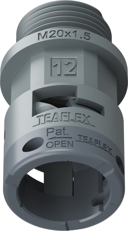 TEAFLEX - RACC.GRIGIO IP66 SM12 M20X1,5 6GSM12M20