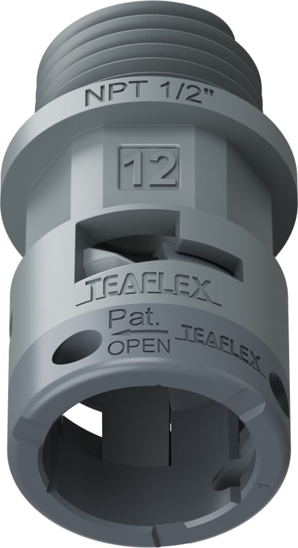 TEAFLEX - RACC.GRIGIO IP66 SM12 NPT 1/2'