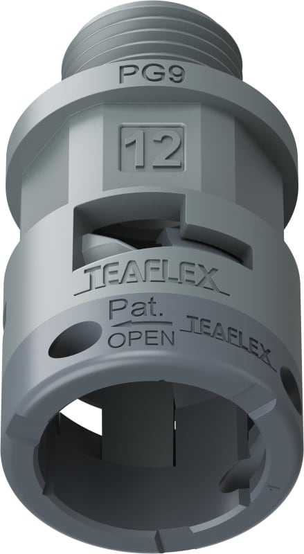 TEAFLEX - RACC.GRIGIO IP66 SM12 PG09