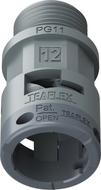 TEAFLEX - RACC.GRIGIO IP66 SM12 PG11 6GSM12P11