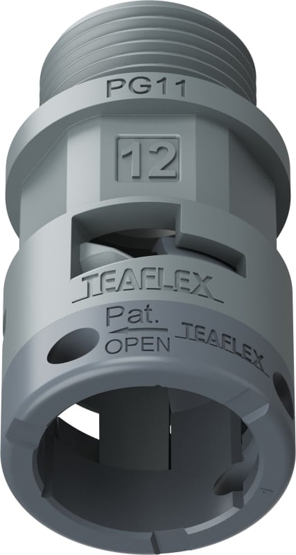 TEAFLEX - RACC.GRIGIO IP66 SM12 PG11