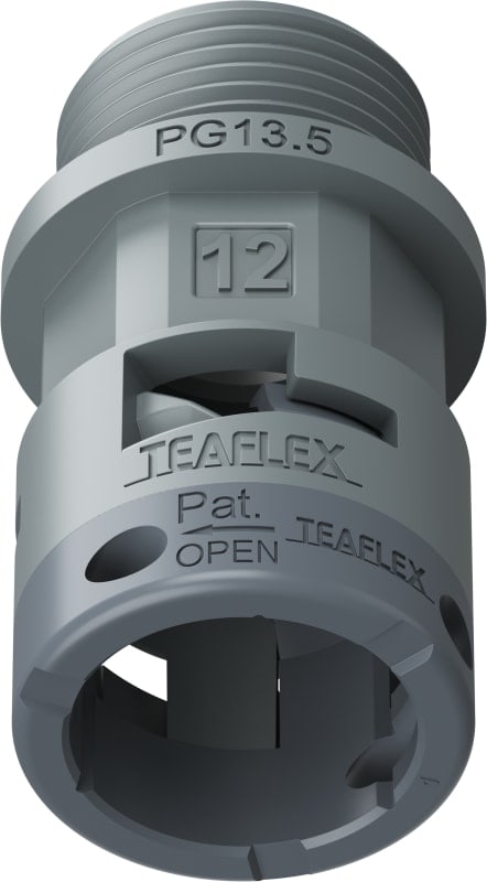 TEAFLEX - RACC.GRIGIO IP66 SM12  PG13,5 6GSM12P13