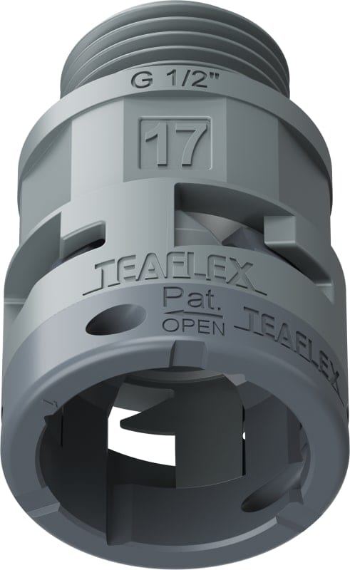 TEAFLEX - RACC.GRIGIO IP66 SM17 G 1/2'