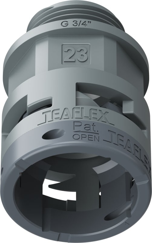 TEAFLEX - RACC.GRIGIO IP66 SM23 G 3/4'