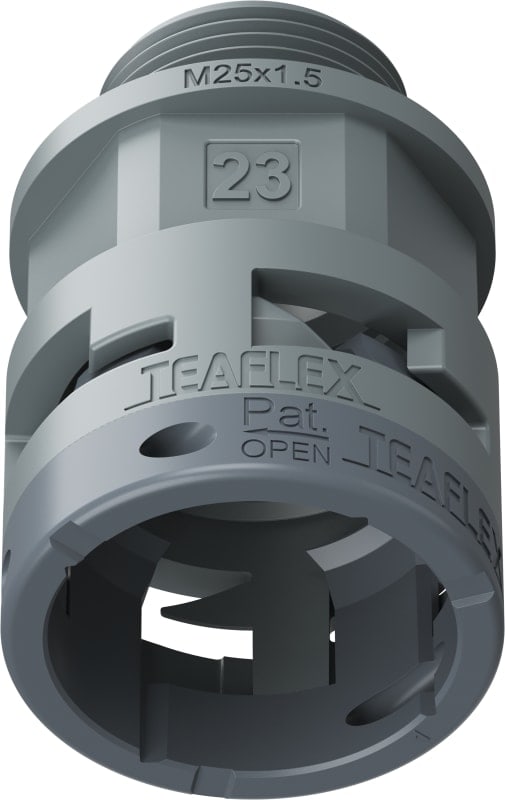 TEAFLEX - RACC.GRIGIO IP66 SM23 M25X1,5