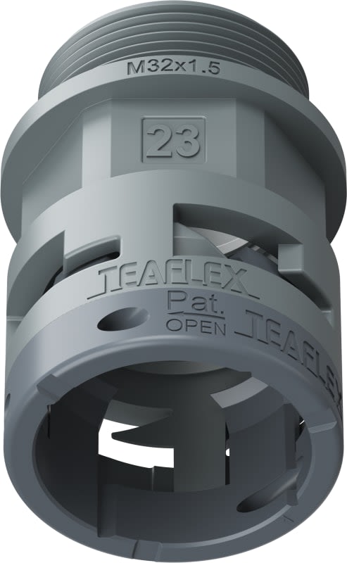 TEAFLEX - RACC.GRIGIO IP66 SM23 M32X1,5