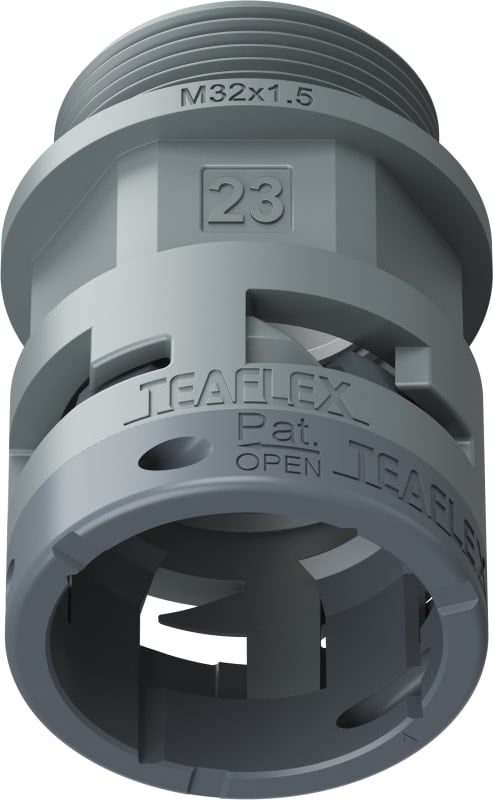 TEAFLEX - RACC.GRIGIO IP66 SM23 M32X1,5
